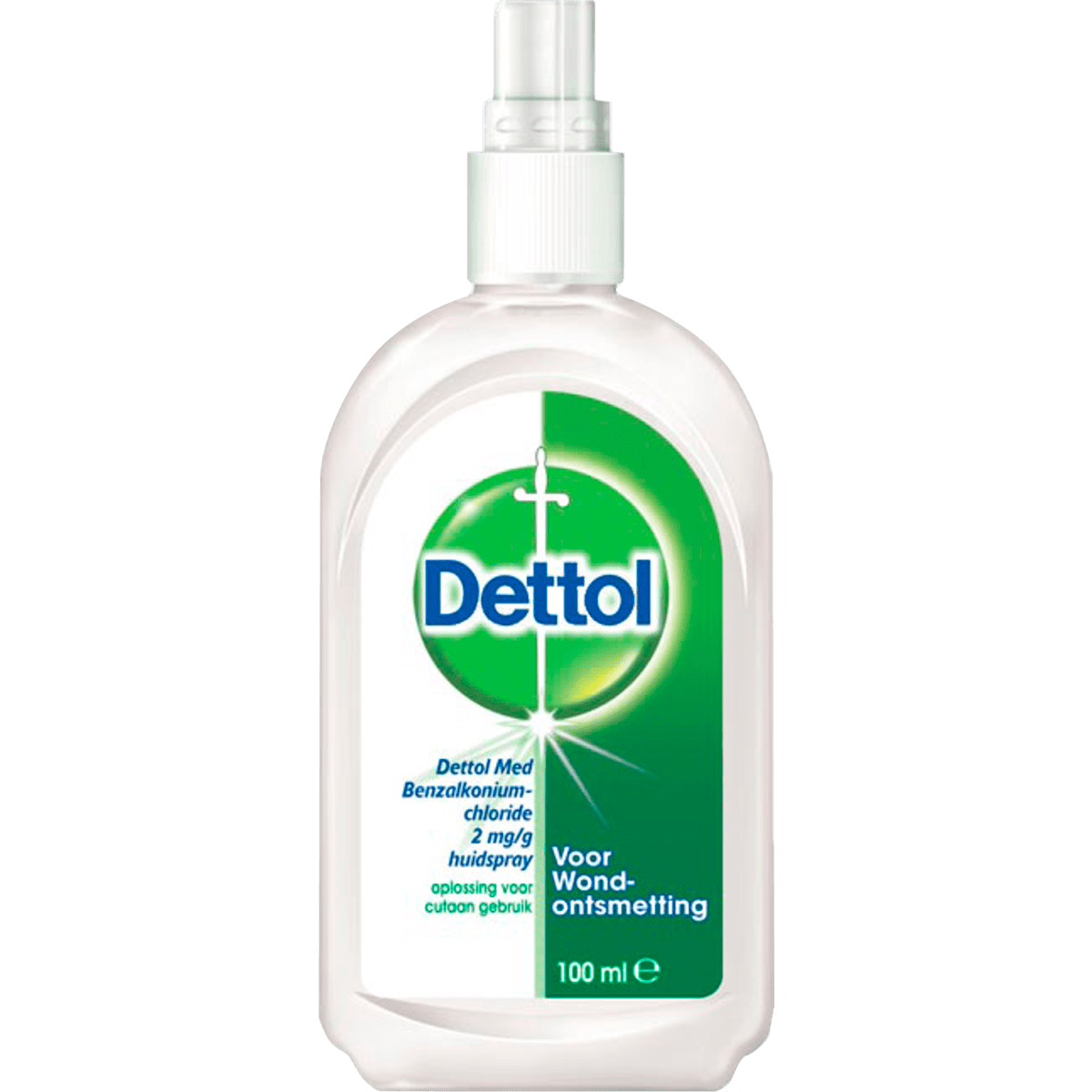 Dettol Med Benzalkoniumchloride 2 MG/G Huidspray 100 ML