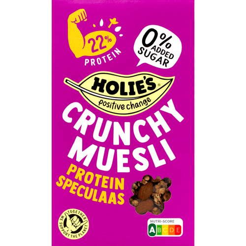 Holie's Crunchy muesli protein speculaas