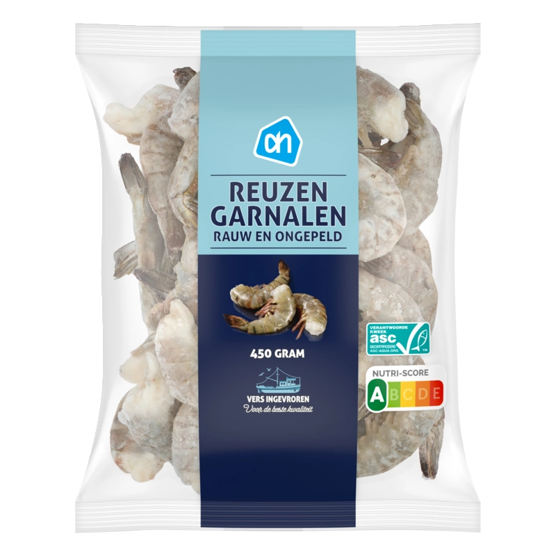 AH Reuzengarnalen rauw en ongepeld