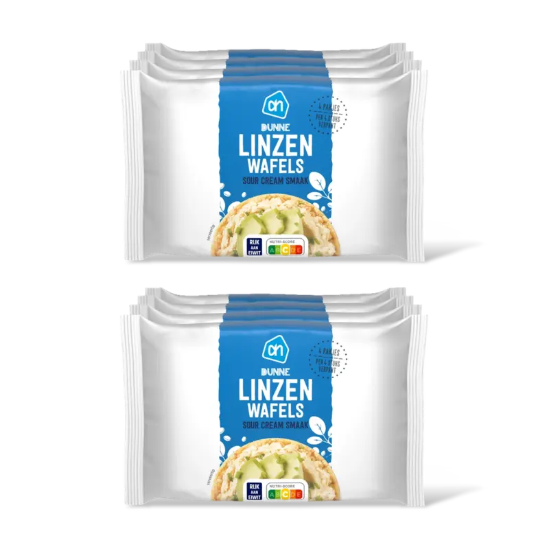 AH Dunne linzenwafel sourcream smaak 4x 2pk