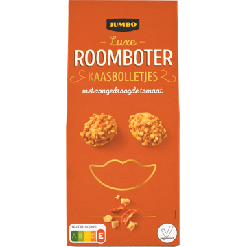 Jumbo Luxe Roomboter Kaasbolletjes met Zongedroogde Tomaat 75 g
