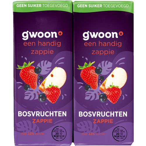 G'woon Zappie bosvruchten 0% 10x20 cl