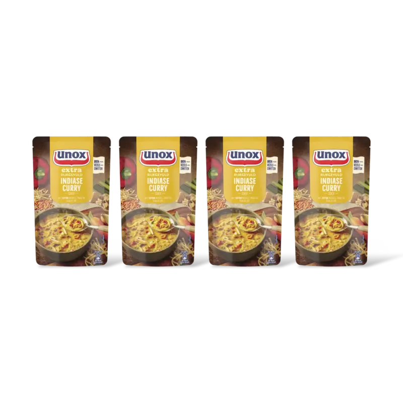 Unox Unox Indiase currysoep 4-pack