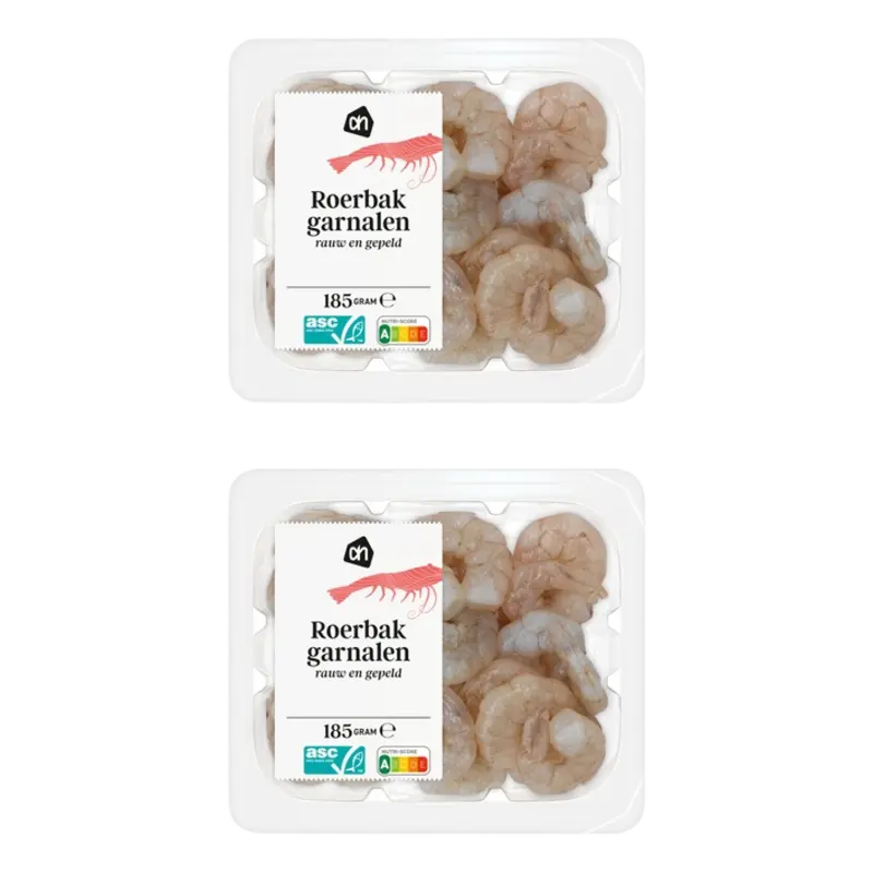 AH Roerbakgarnalen naturel 2-pack
