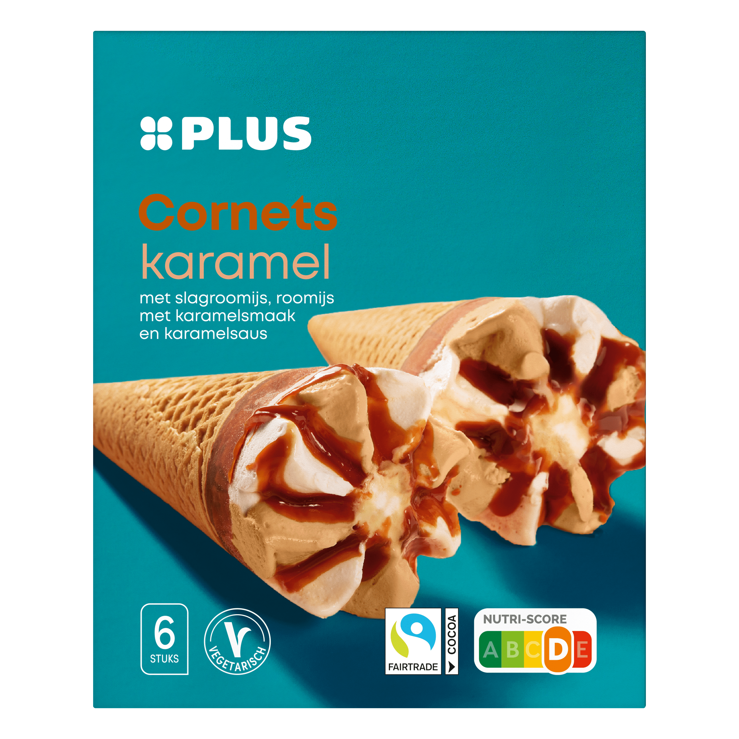 PLUS Cornets karamel
