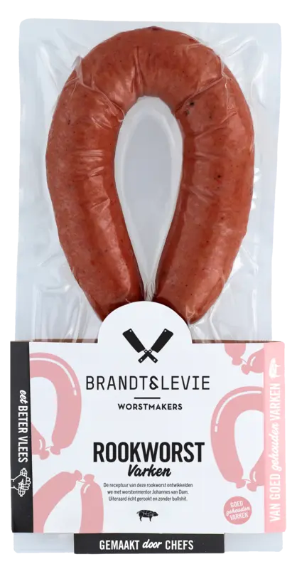 Brandt & Levie Rookworst Varken