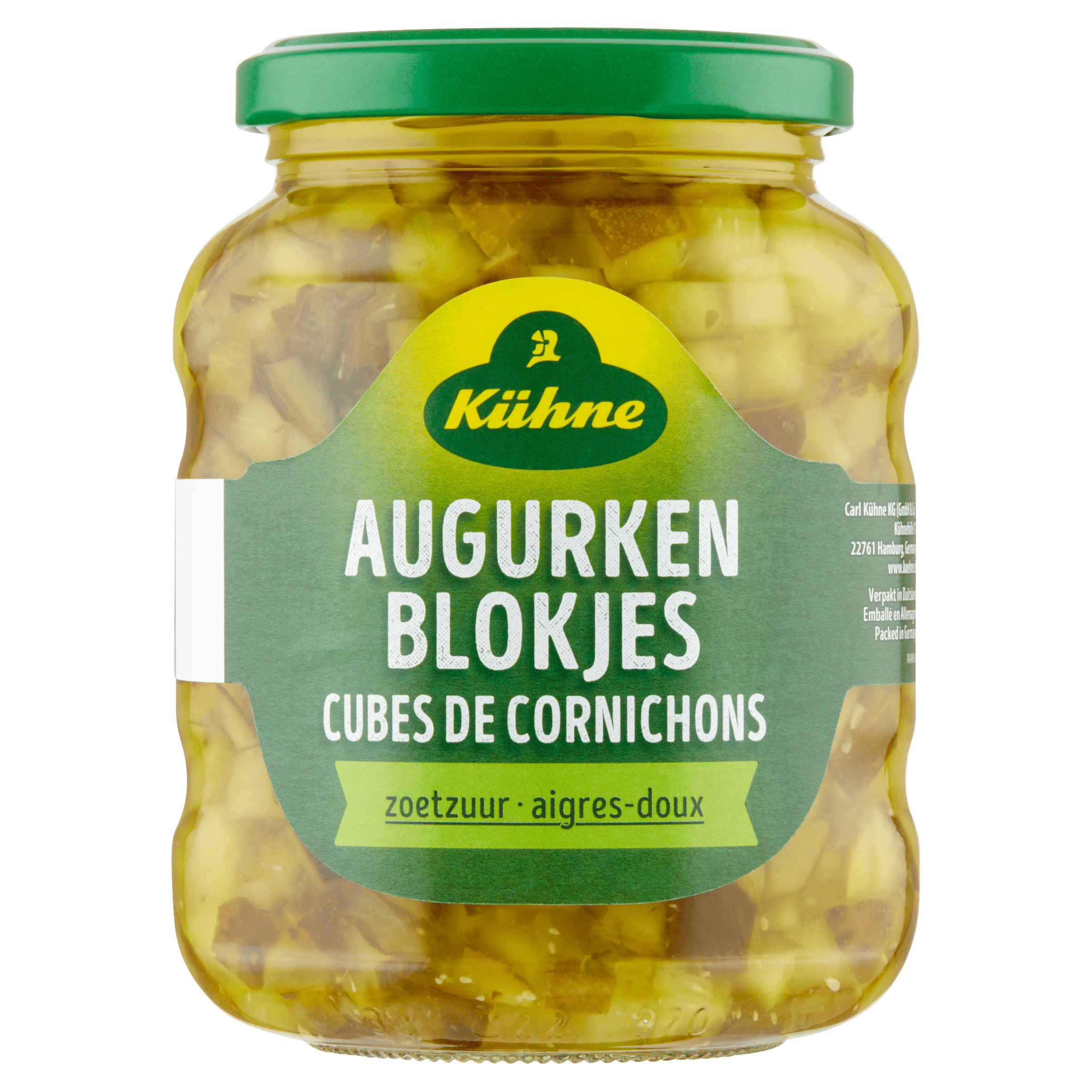Kuhne Augurkenblokjes zoetzuur
