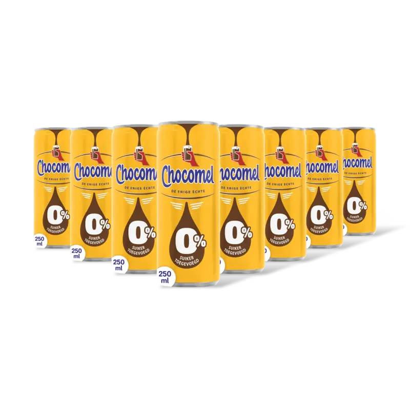 Chocomel 0% suiker toegevoegd 8-pack