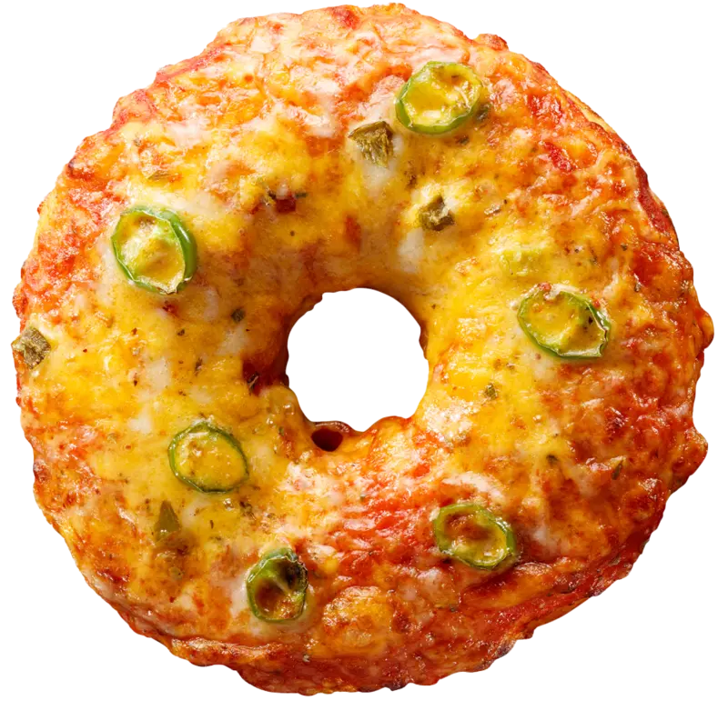 AH Pizza donut jalapeño cheddar