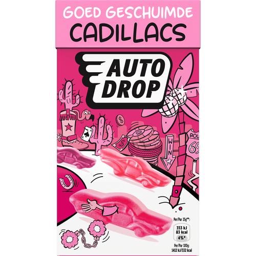 Autodrop Goed Geschuimde Cadillacs