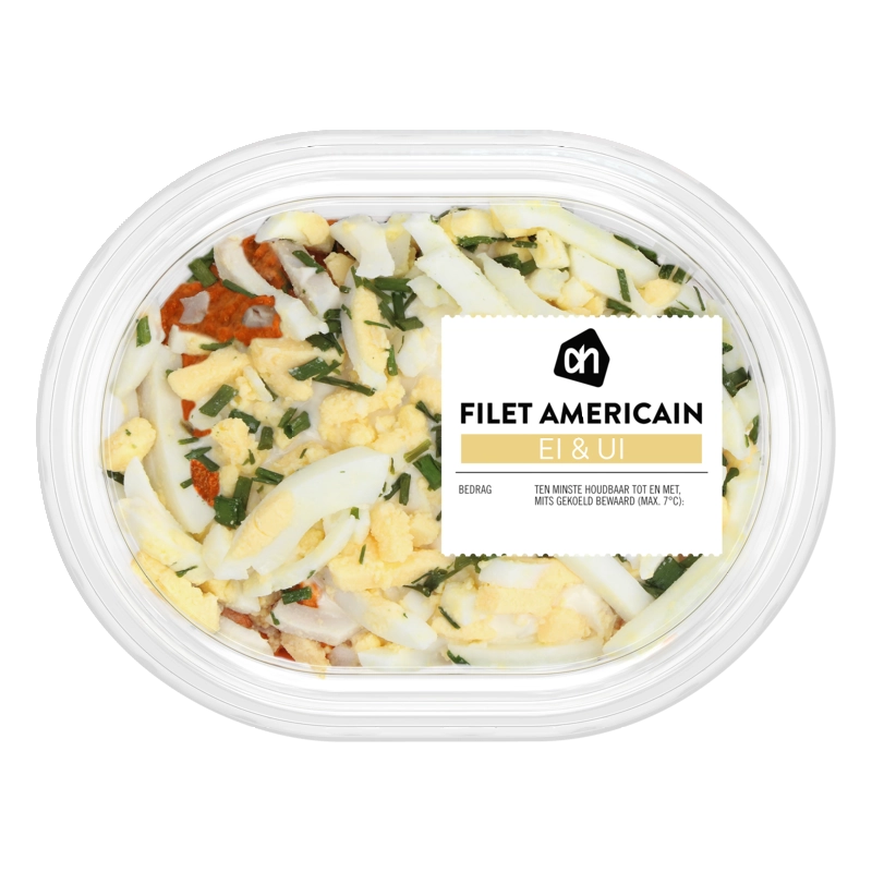 AH Filet americain ei en ui