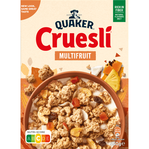Quaker Cruesli multifruit