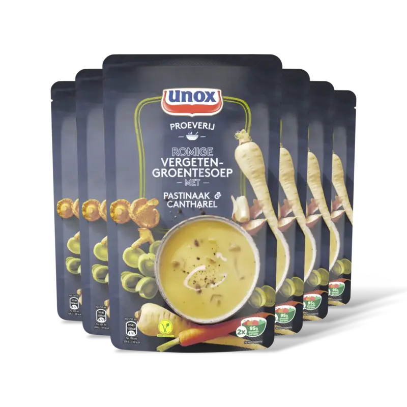 Unox Unox Romige vergeten groentesoep 6-pack