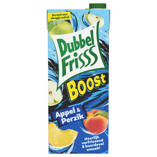Dubbelfrisss Appel perzik boost