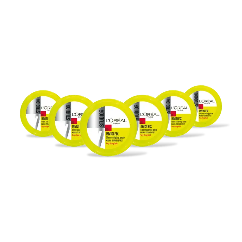 Studio Line Invisi Fix clean sculpting paste 6-pack