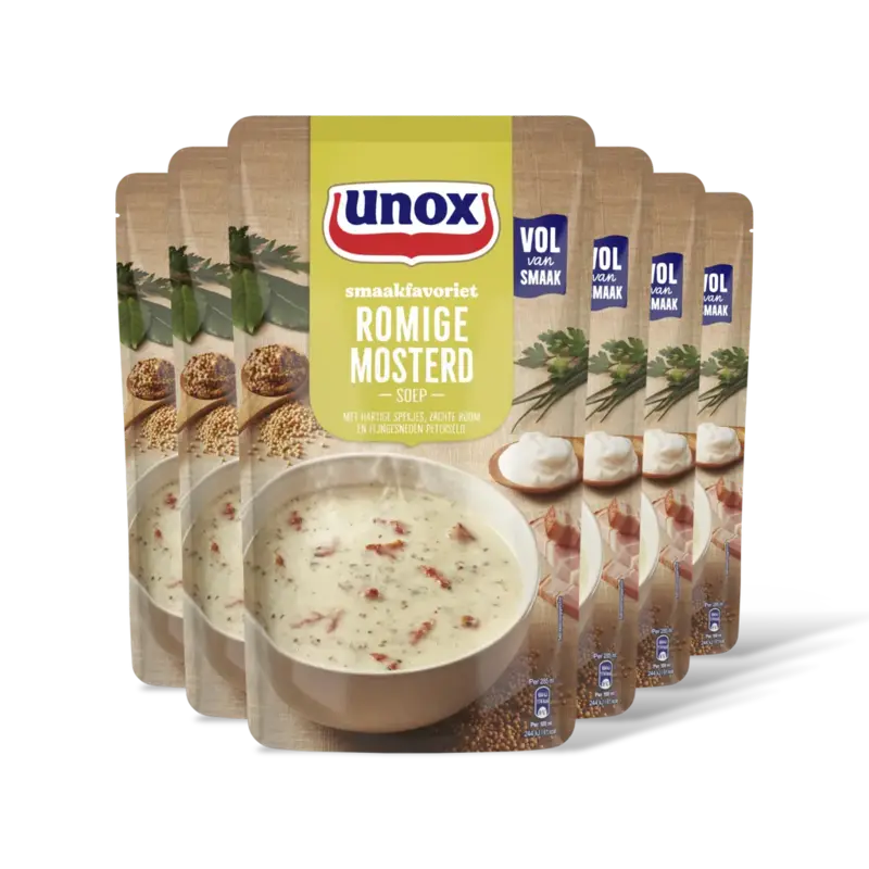 Unox Romige mosterdsoep 6-pack