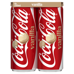 Coca Cola Vanilla Blik 4x250ml