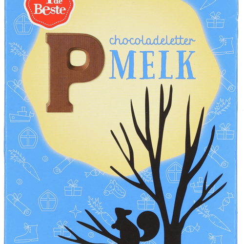 1 de Beste Chocoladeletter melk p
