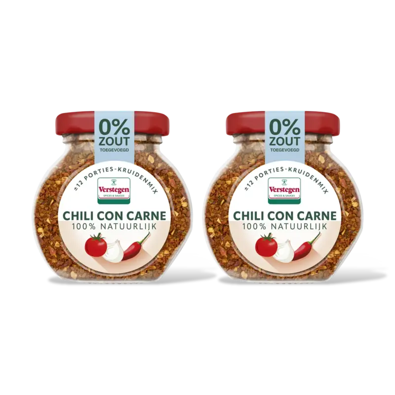 Verstegen Chili con carne kruidenmix 2-pack