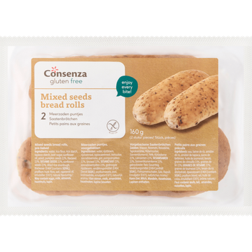 Consenza Glutenvrije meerganen puntjes 2st 180g