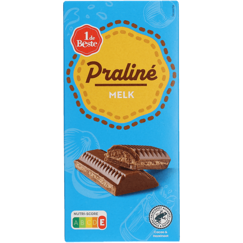 1 de Beste Praline melk bloc