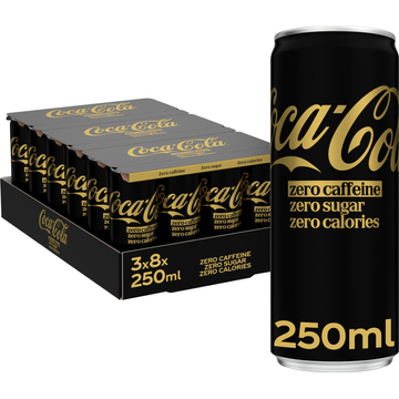 Coca-Cola Zero Caffeine Zero Sugar 3x8x250 ml