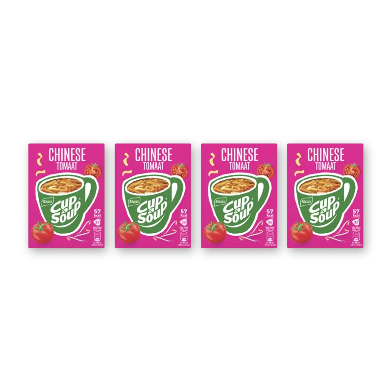 Knorr Cup-a-soup Chinese tomaat 4-pack