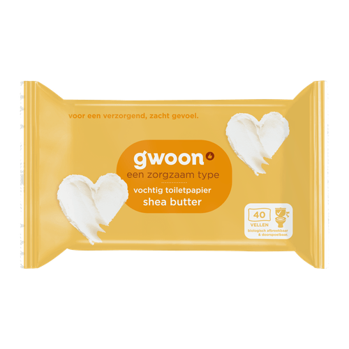 G'woon Vochtig toiletpapier shea butter