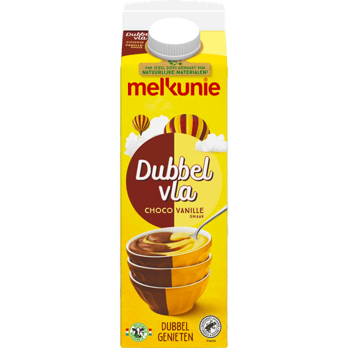 Melkunie Dubbelvla chocolade vanille