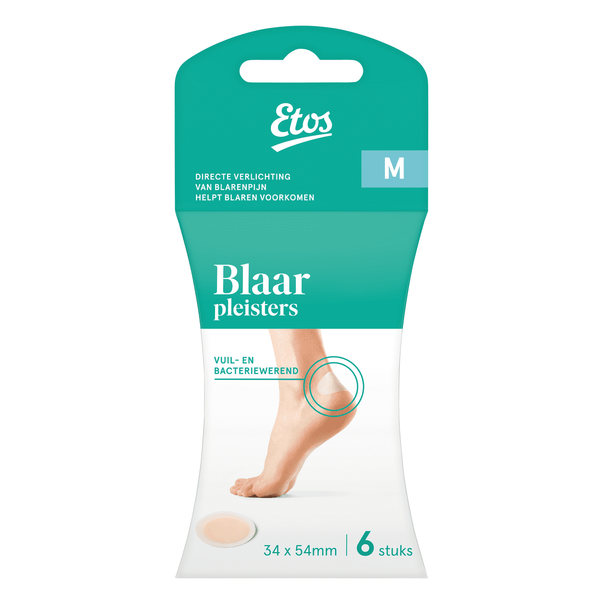 Etos Blaarpleister Medium 6 stuks