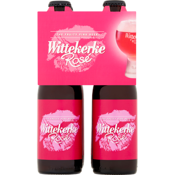 Wittekerke - The Fruity Pink Rosébier - Fles - 4 x 250ML