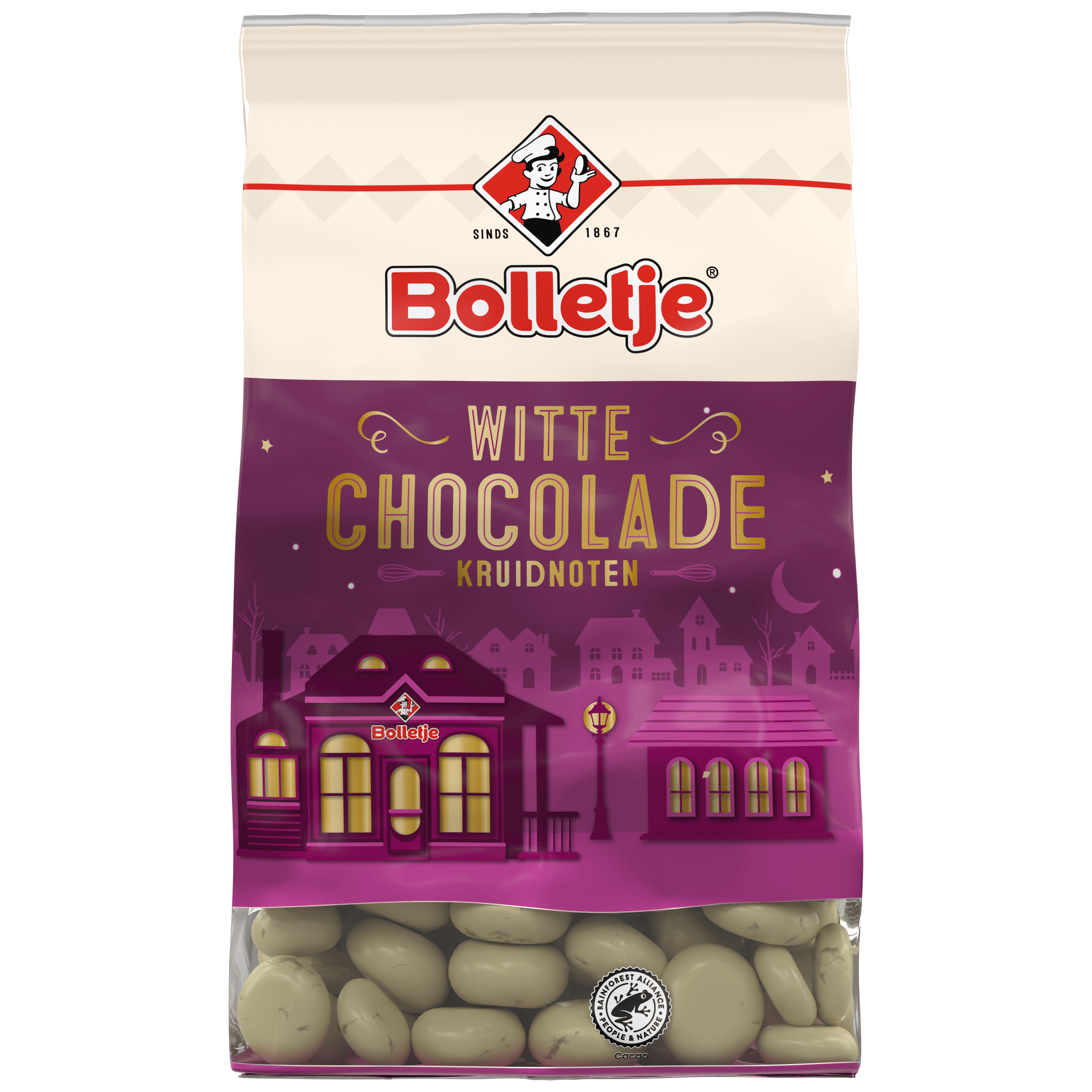 Bolletje Chocolade kruidnoten wit