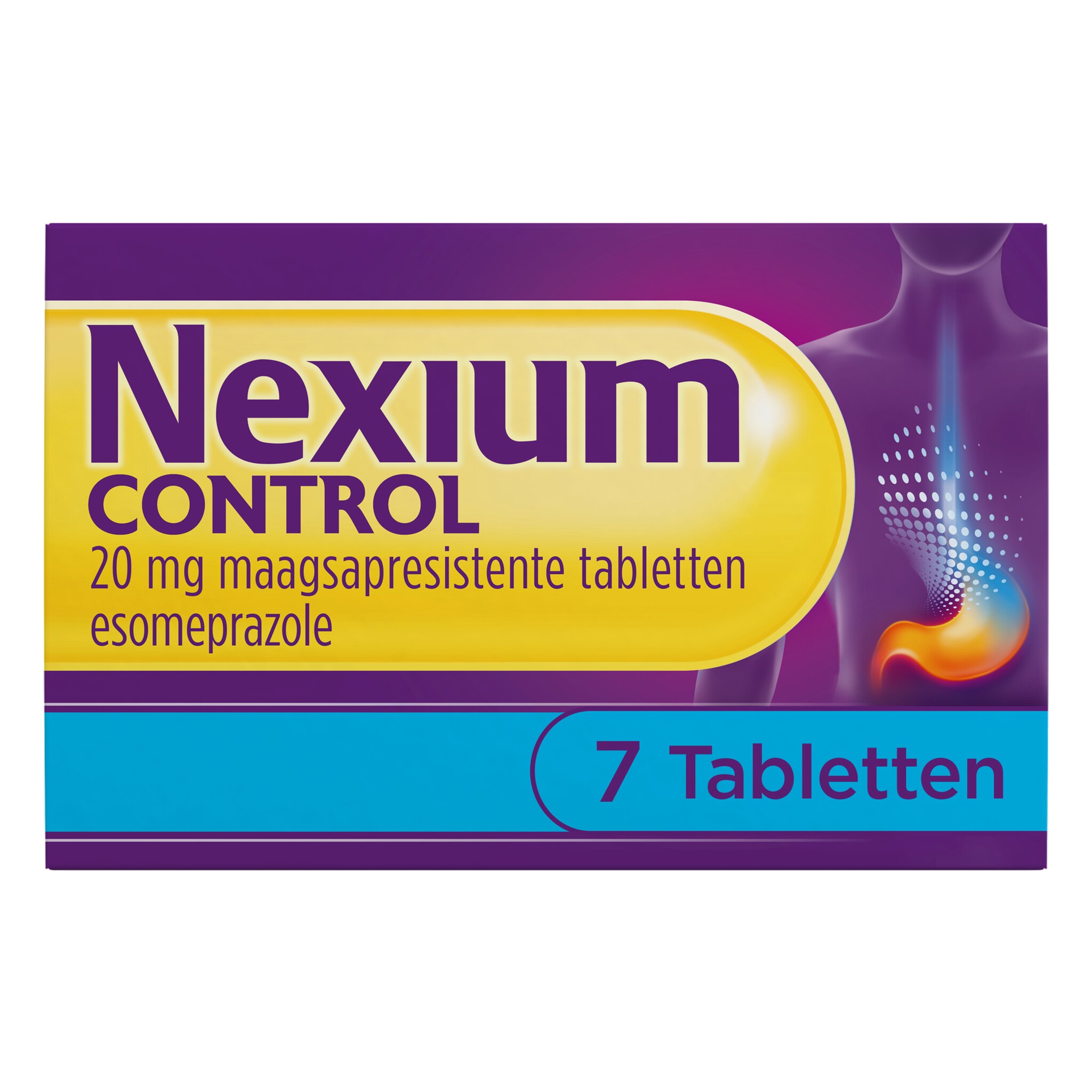 Nexium Control Voor Brandend Maagzuur Tabletten 7 stuks