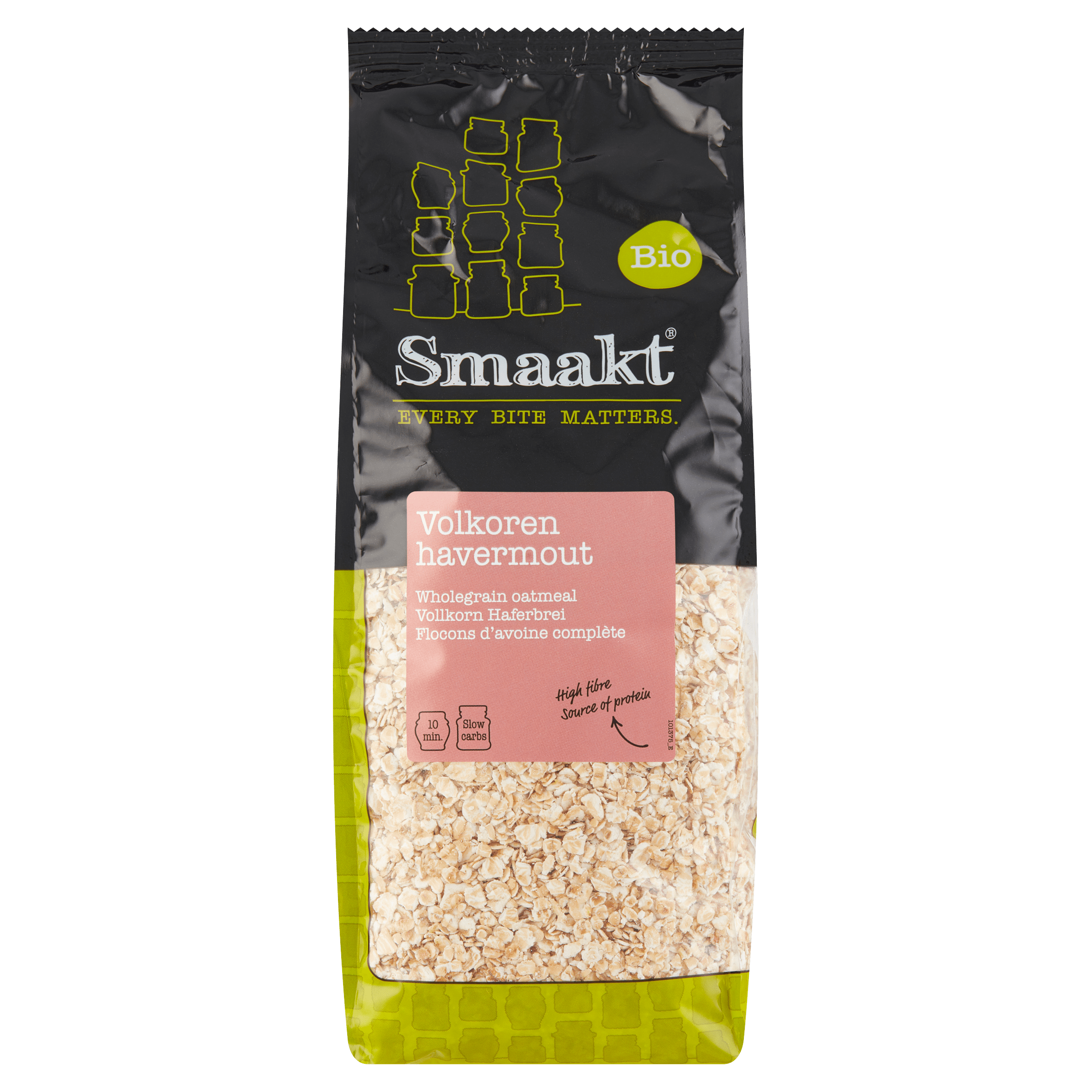Smaakt Volkoren havermout biologisch