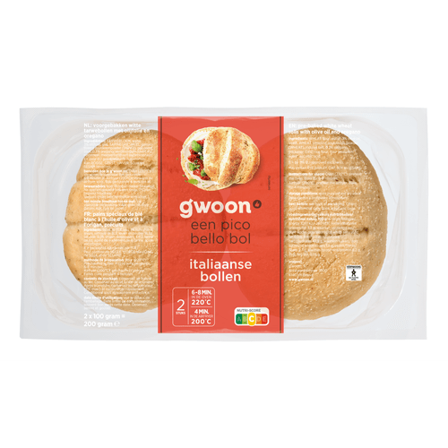 G'woon Italiaanse bollen 2 stuks