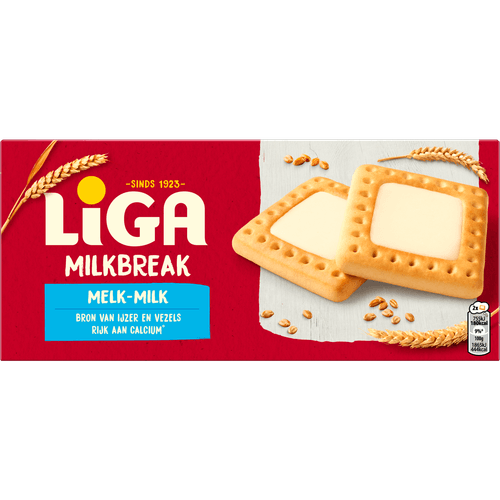 Liga Milkbreak melk 6 x 2 stuks