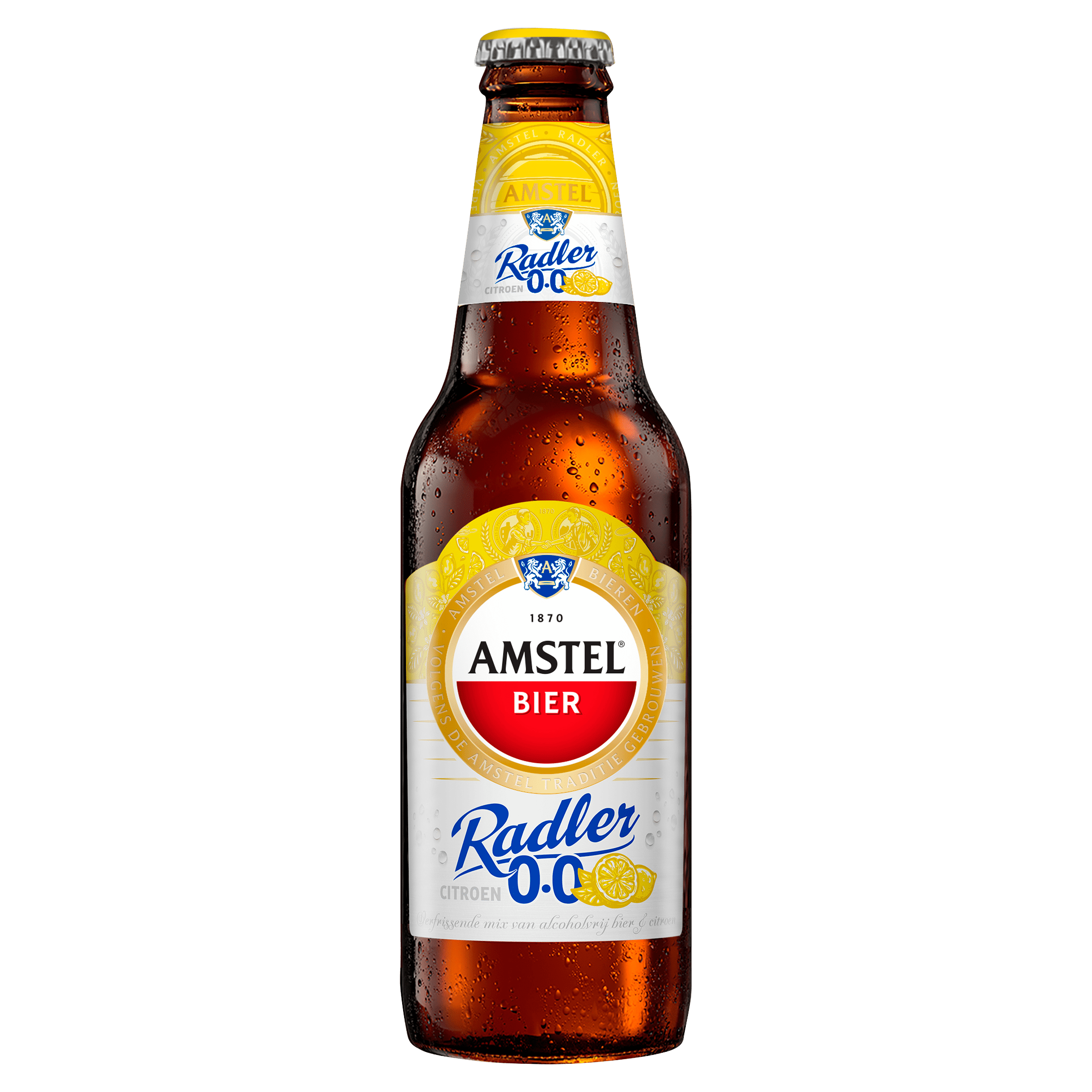 Amstel Radler citroen 0.0 bier fles