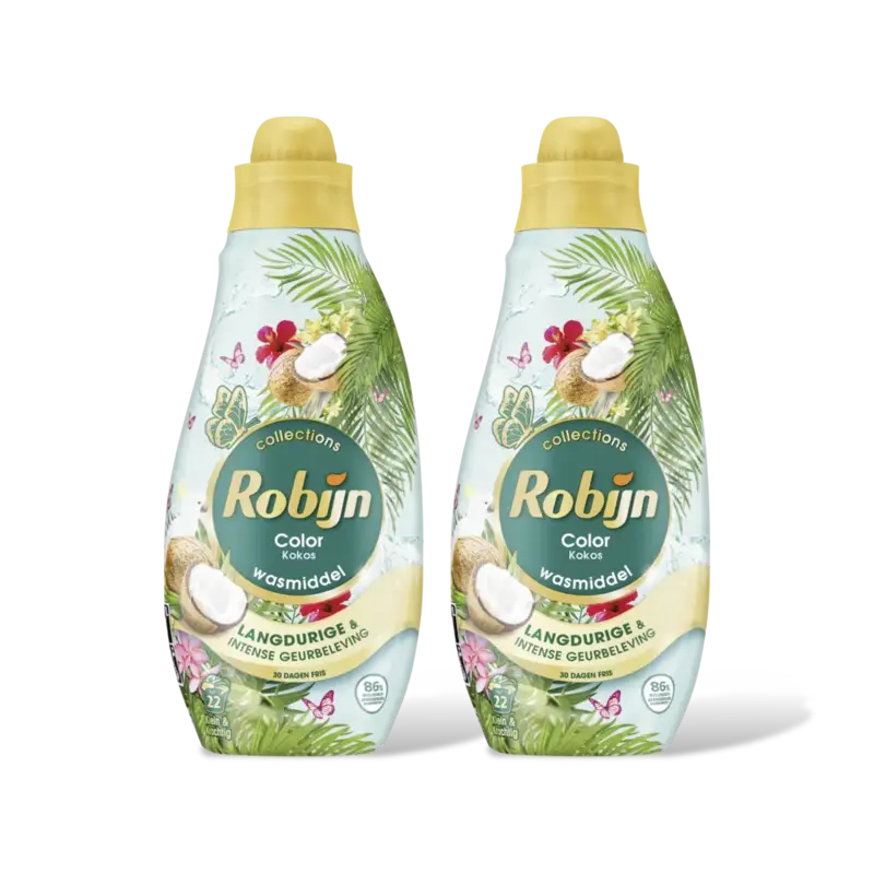 Robijn Color kokos wasmiddel 2-pack