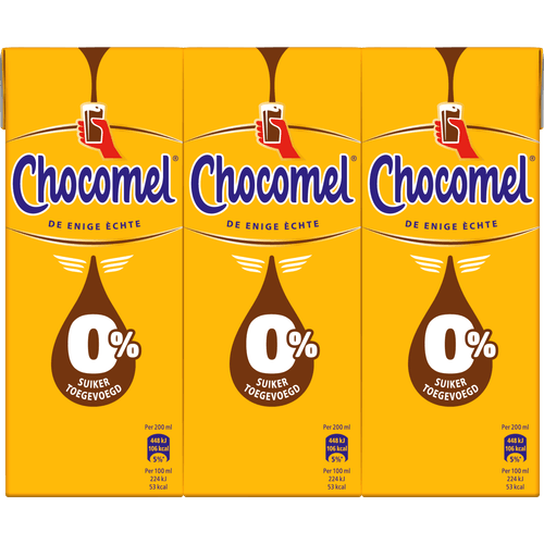 Chocomel Chocolademelk 0% 6 pack