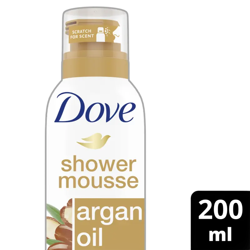 Dove Argan oil shower mousse