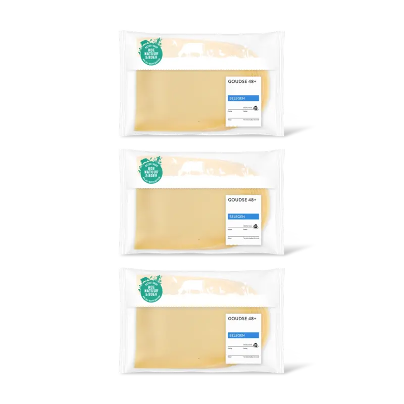 AH Goudse belegen 48+ plakken 3-pack