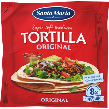 Santa Maria Tortilla Wraps Medium 8 Stuks 320 g