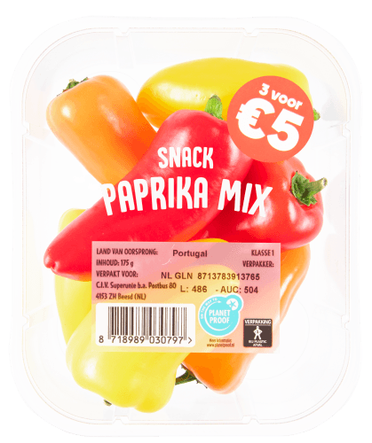 Snack paprika schaal portugal