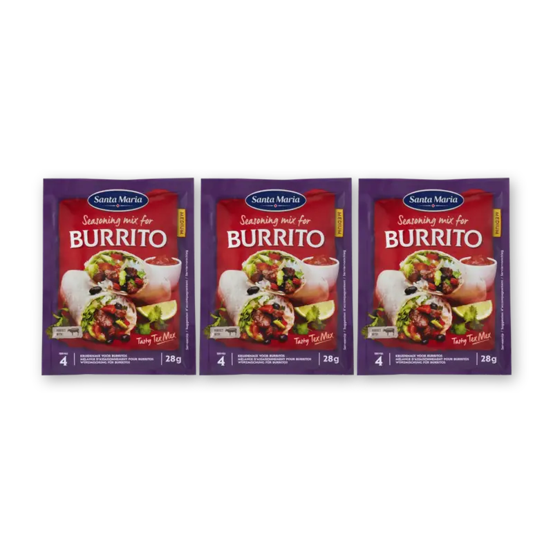Santa Maria Kruidenmix burrito 3-pack