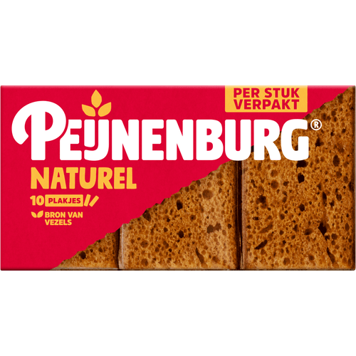 Peijnenburg Ontbijtkoek naturel portieverpakking