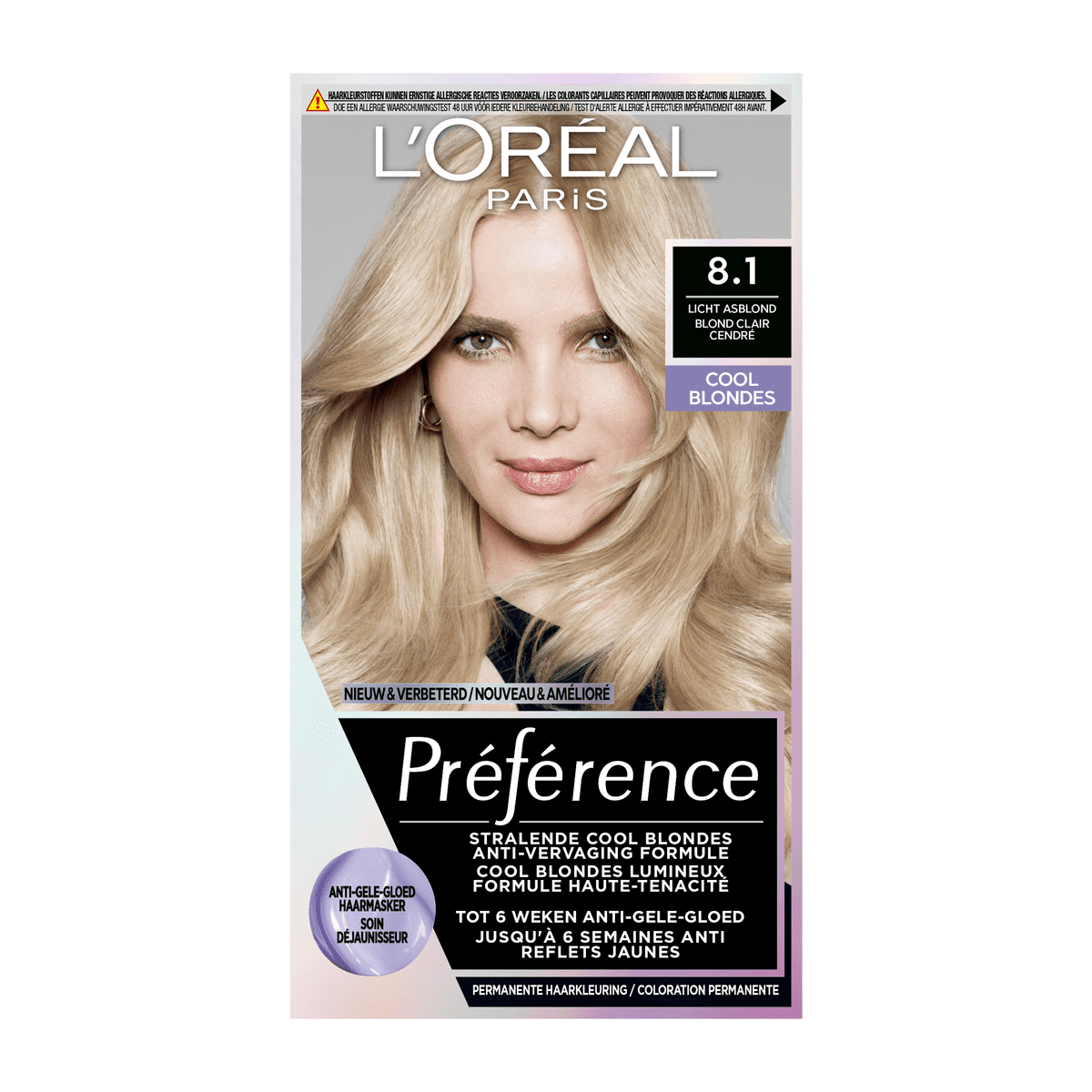 L'Oréal Paris Préférence Permanente Haarverf 8.1 Copenhague