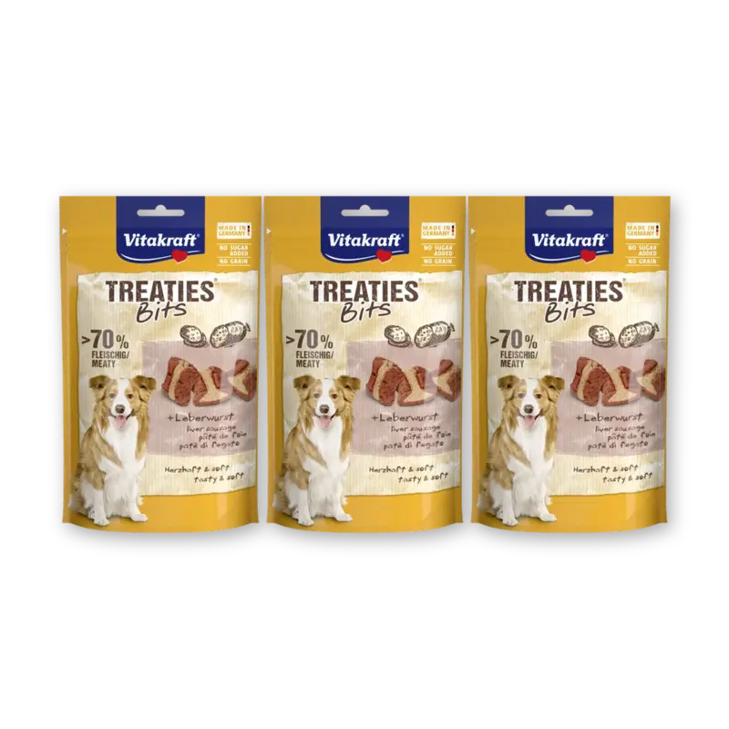 Vitakraft Treaties bits leverworst 3-pack