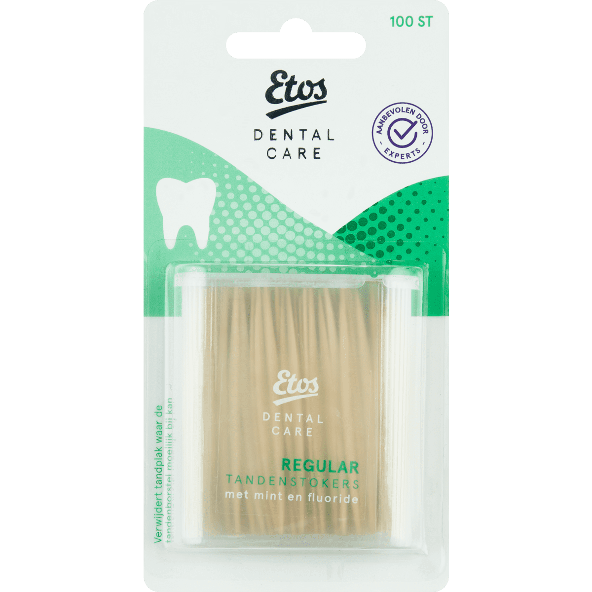 Etos Houten Tandenstokers Regular 100 stuks