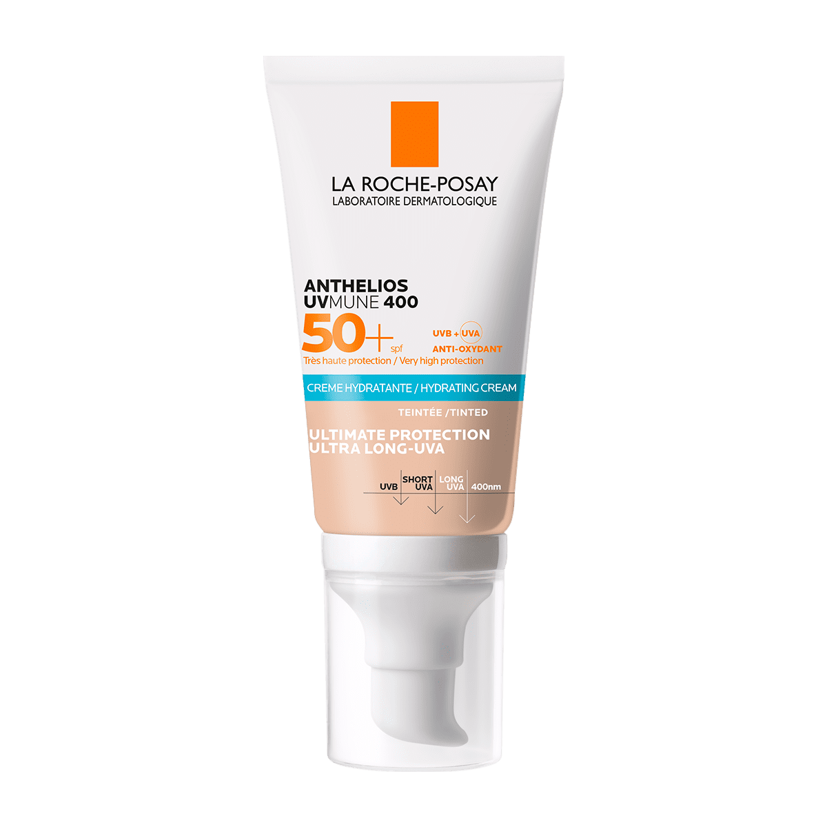 La Roche-Posay Anthelios UVMune 400 Hydraterende Getinte Zonnecrème SPF50+ 50ML