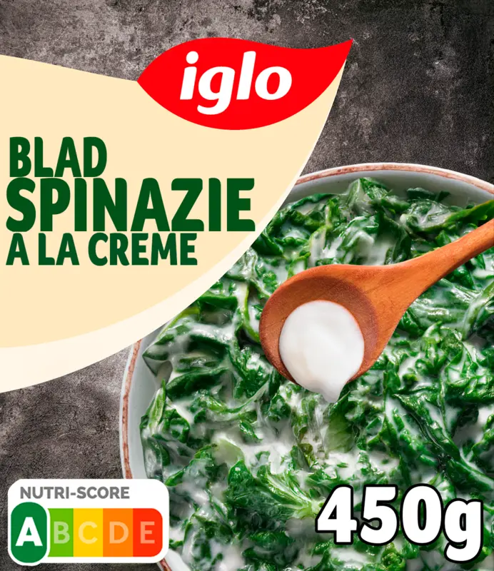 Iglo Bladspinazie á la crème